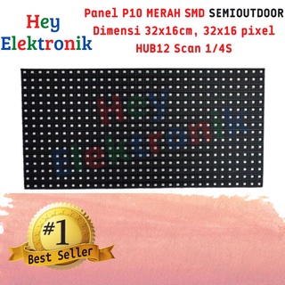 Jual Panel Module Modul Led P10 Running Text SMD Merah Indoor Semi ...