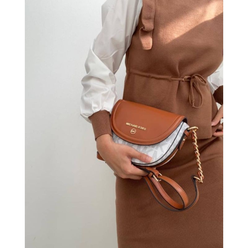 Half dome crossbody online michael kors