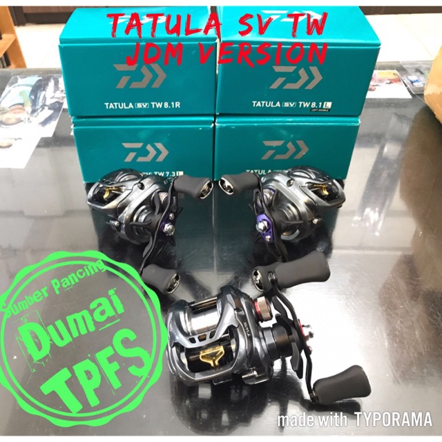 Jual Daiwa Tatula SV TW JDM 8.1L Left Handle | Shopee Indonesia