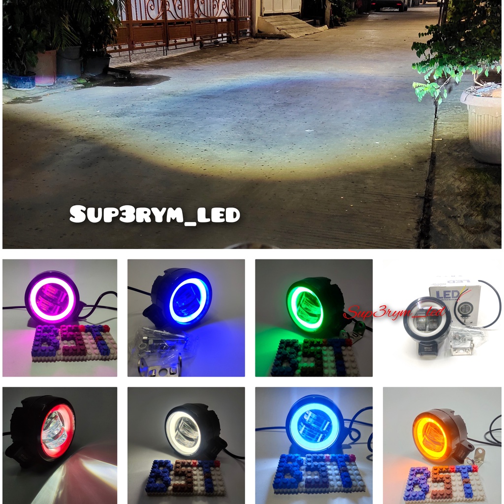 Jual Lampu Tembak Sorot Led Cwl Mata Lensa D Watt Cree Angel Aye