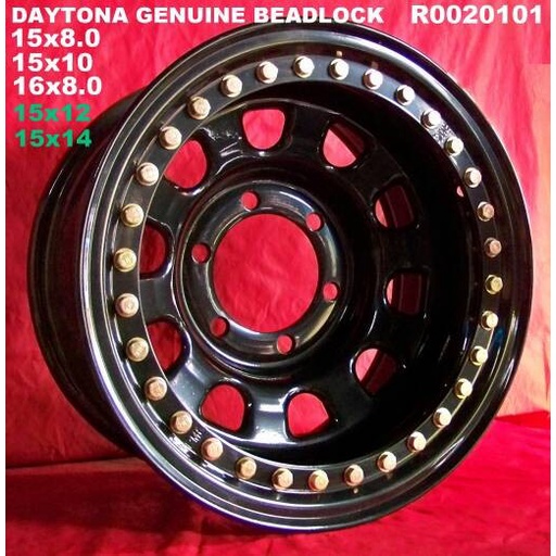 Jual Velg Besi Daytona Beadlock Black X Shopee Indonesia