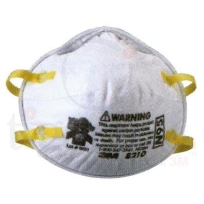 Jual M N95 Particulate Respirator 8210 Masker Debu 3M 20 each box 8 ...