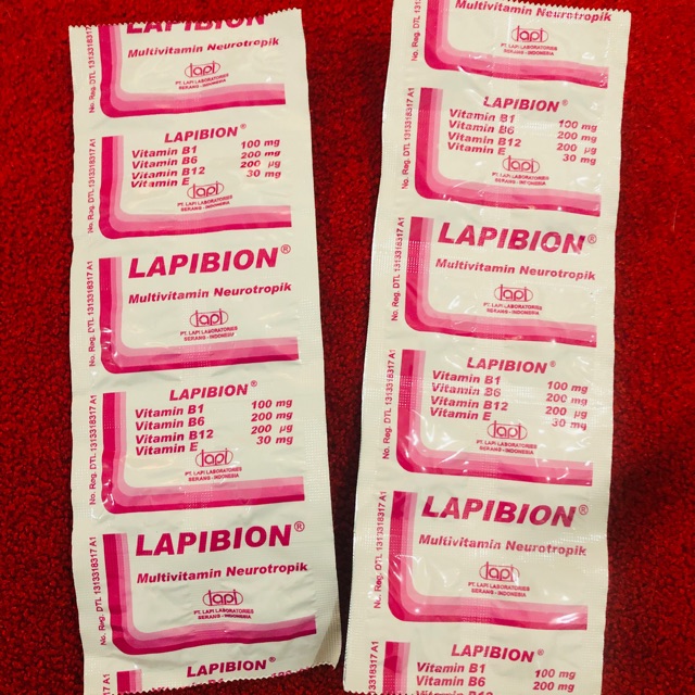 Jual LAPIBION MULTIVITAMIN NEUROTROPIK | Shopee Indonesia