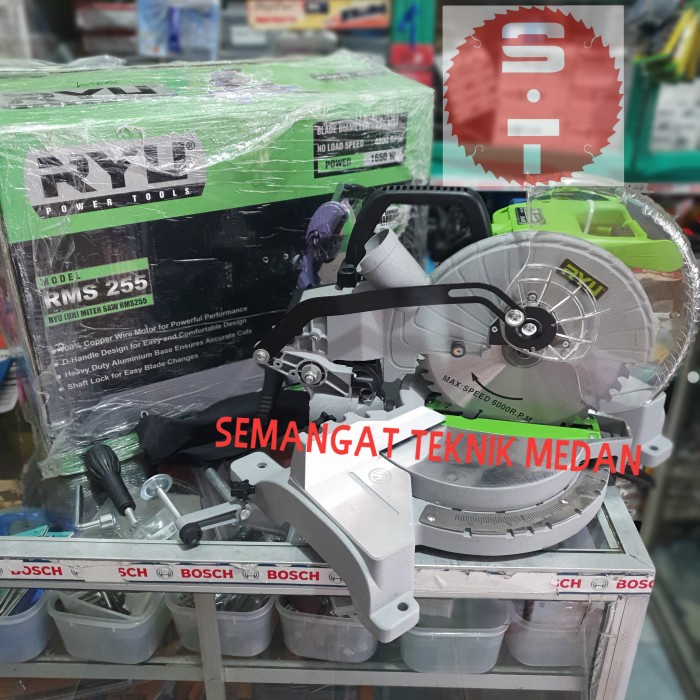 Jual RMS255 CROSSCUT MITER SAW ALUMINIUM KAYU MITERSAW 10