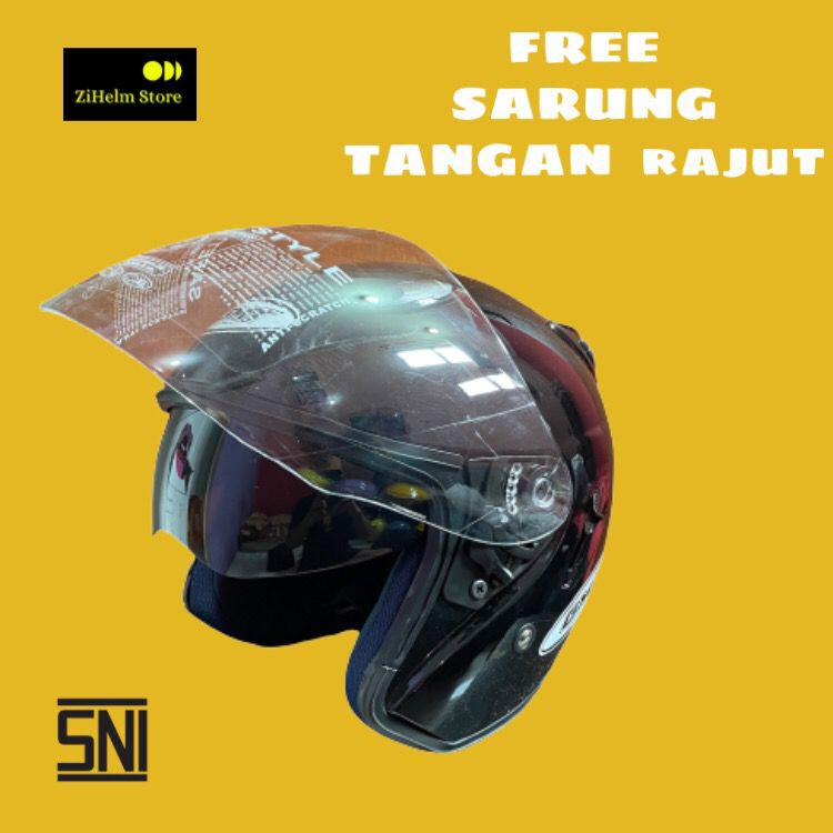 Jual Helm Gmt Centro Double Visor Sni Master Star Shopee Indonesia