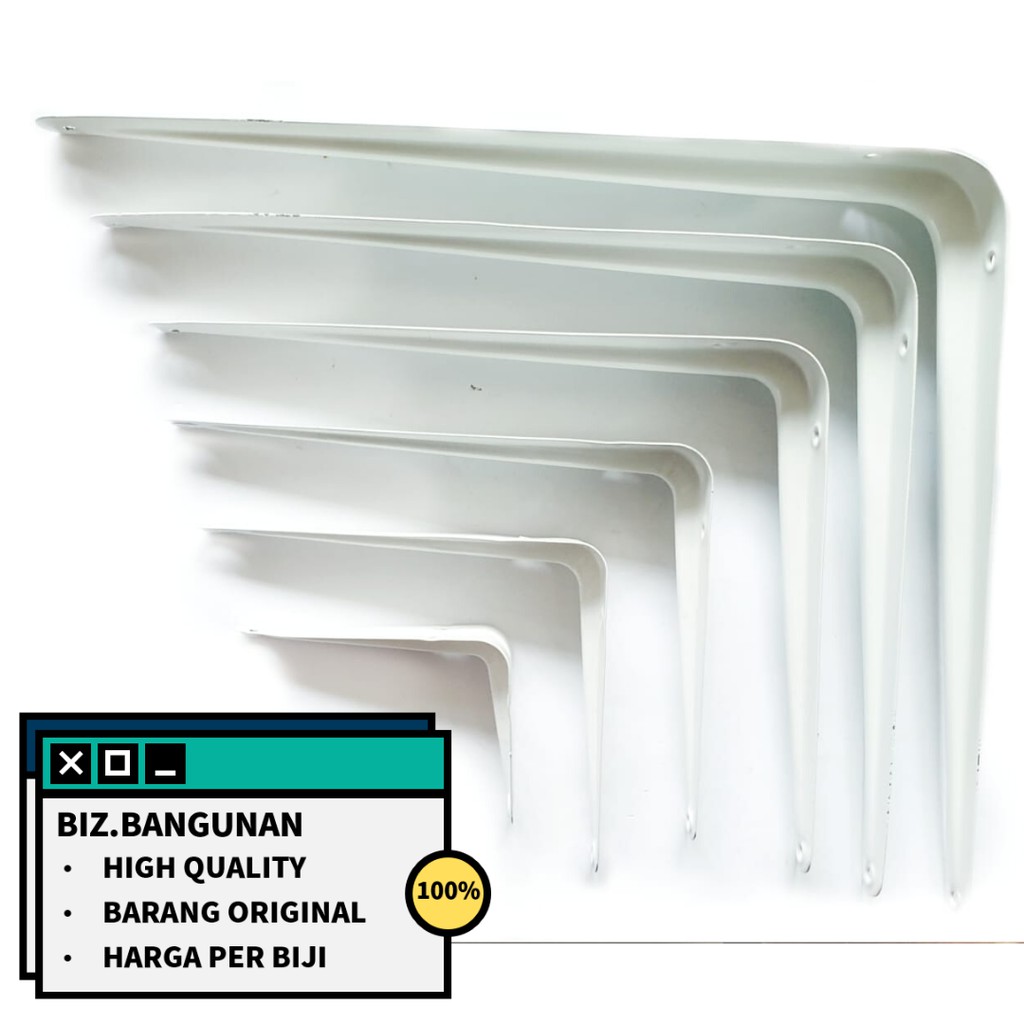 Jual SIKU RAK IGM 12X14 PUTIH TEBAL - 30CM X 35CM - 12 X 14 IN | Shopee ...