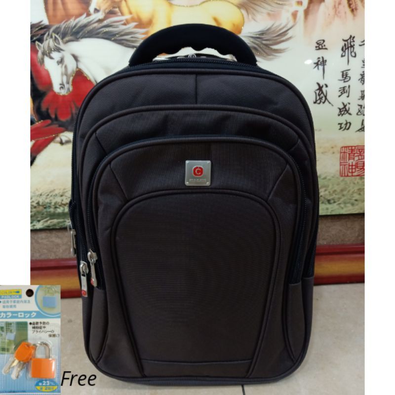 Jual Tas Ransel Backpack Laptop Kerja Sekolah Kuliah Polo Classic ...