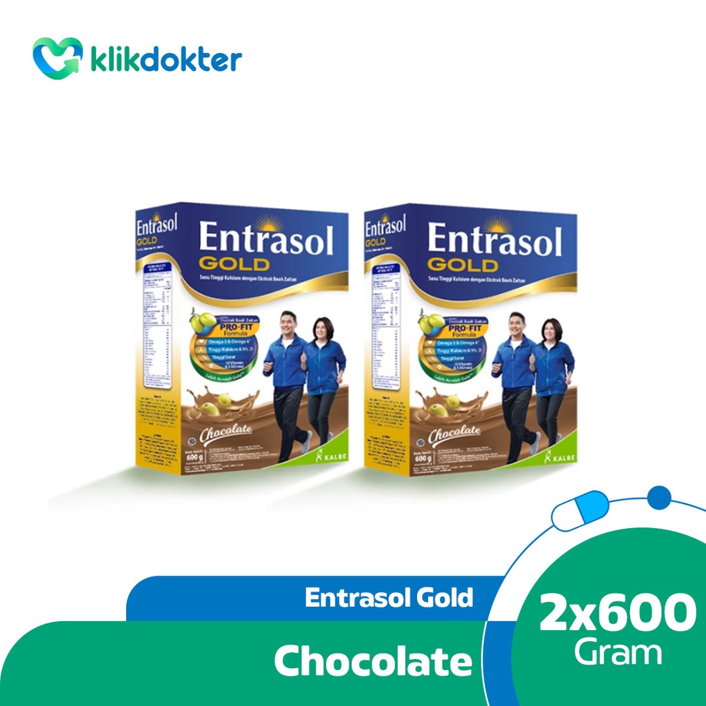 Jual Entrasol Gold Chocolate 600gr (Twin Pack) | Shopee Indonesia
