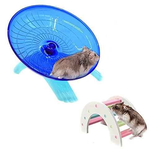 Jual Bakh 2 Pack Rat Flying Saucer Exercise Wheel & Wood Bridge