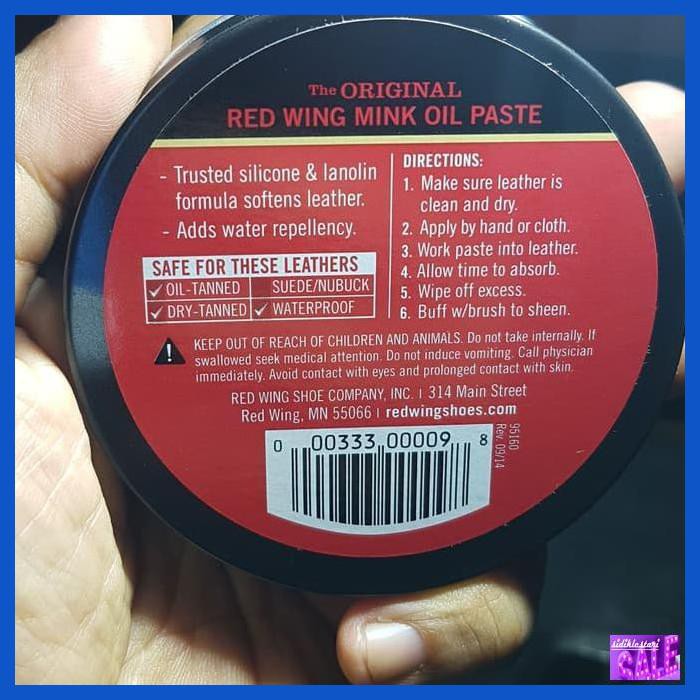 Red wing mink oil on sale paste