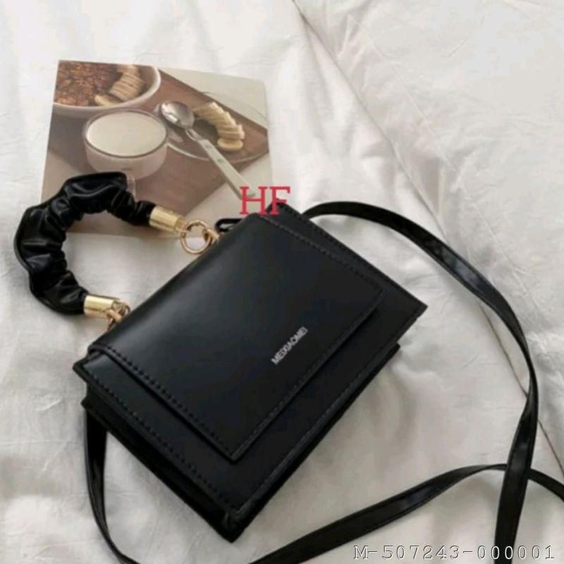 Jual TAS SELEMPANG WANITA KOREA MEIXA PVC VCEK-092Variasi：Hitam, Putih ...