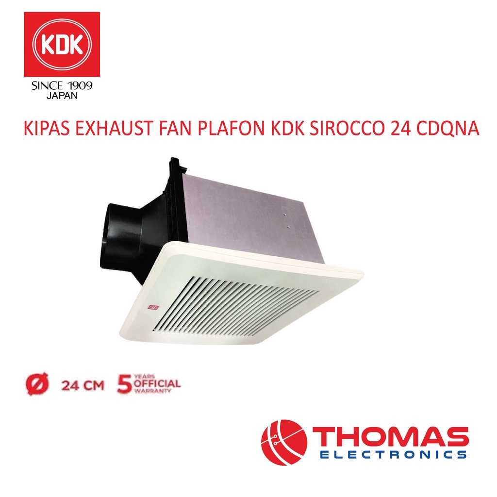 Jual Exhaust Fan Kdk Sirocco Cdqna Atap Plafon Cerobong Cdqna Shopee Indonesia