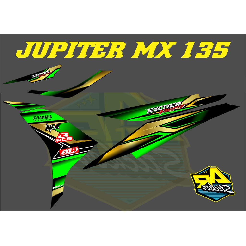 Jual Striping Jupiter Mx 135 Striping Mx New Sticker Jupiter Mx