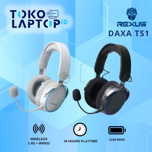Jual REXUS DAXA TS1 WIRELESS GAMING HEADSET WITH EQUALIZER Shopee