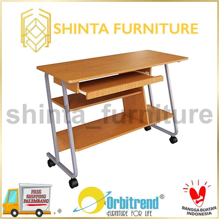 Jual Meja Komputer Minimalis Orbitrend / Meja Laptop Kayu / Meja