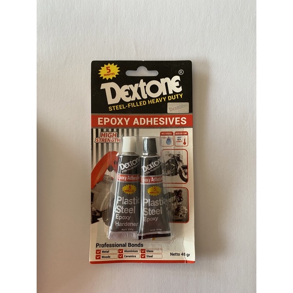 Jual Lem Besi Plastik Keramik Dextone Epoxy Adhesives G Shopee