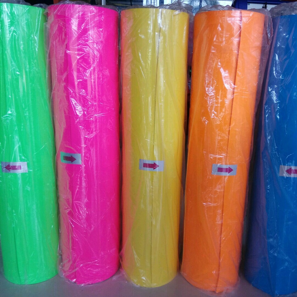 Jual Polyflex PU Korea Warna Neon Dan Pastel (Tipis Soft Elastis ...
