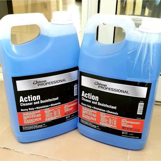 Jual Action Desinfectant and Cleaner Johnson - Hard Surface 4 Liter ...
