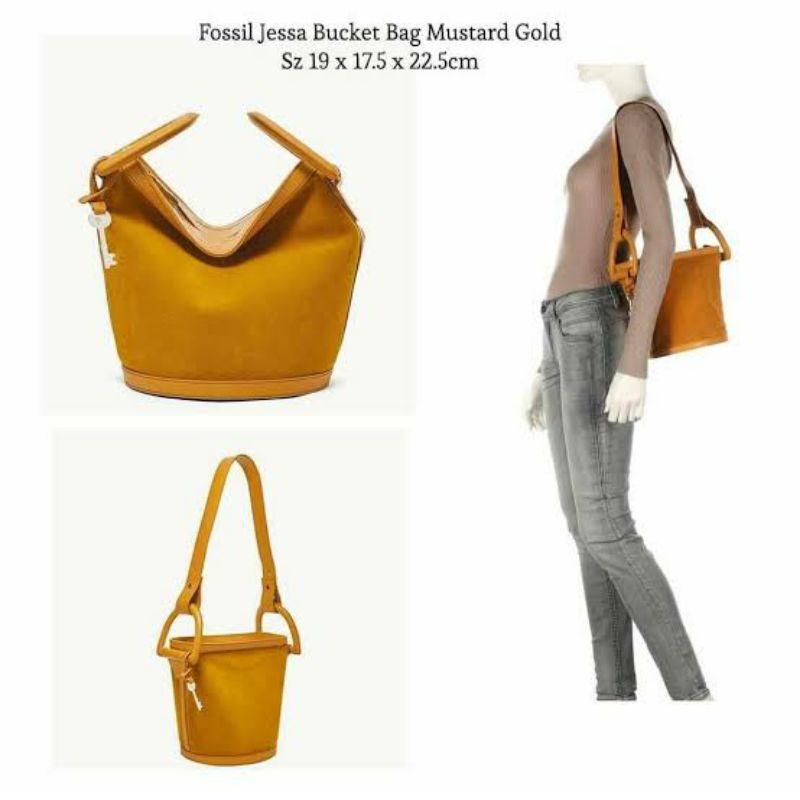 Fossil jessa bucket online bag