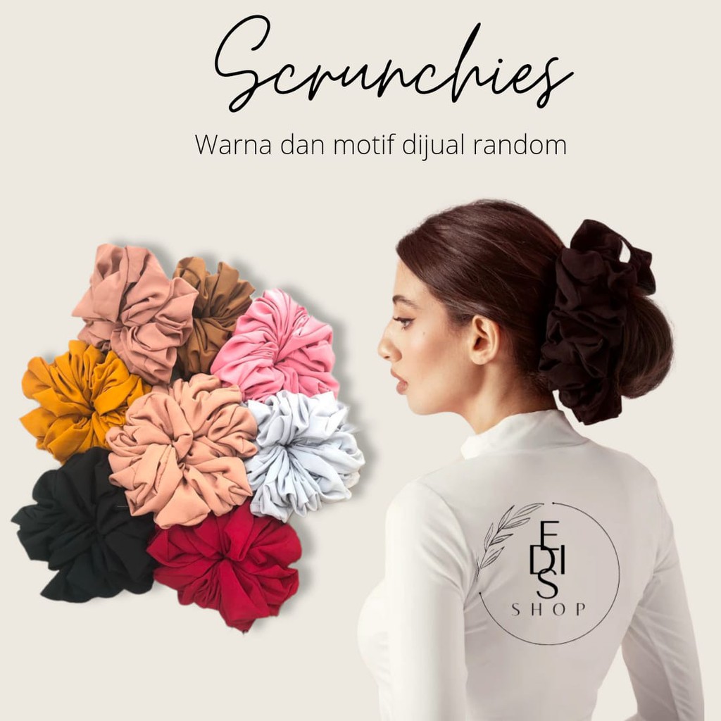 Jual Scrunchie Ikat Rambut TILE Cepol Hijab/ CEPOL TALI RAMBUT ANTI ...