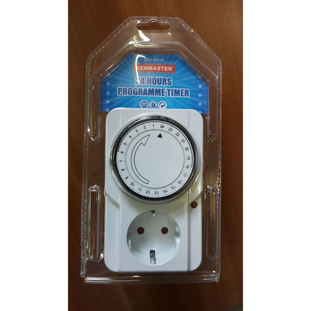 Jual Stop Kontak Timer 24 Jam Kenmaster | Shopee Indonesia