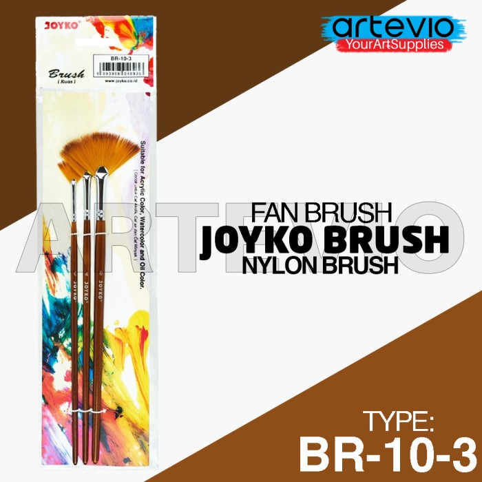 Jual Brush Kuas Cat Air Cat Minyak Lukis Acrylic Joyko Br 10 3 Shopee Indonesia 8103