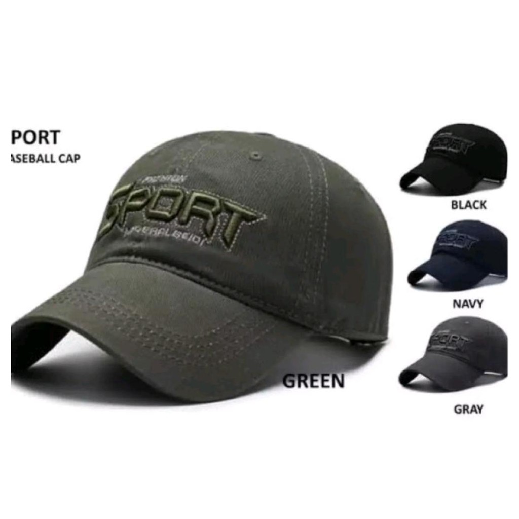 Jual TOPI BASEBALL LOGO SPORT/TOPI PRIA DAN WANITA KEKINIAN COD ...