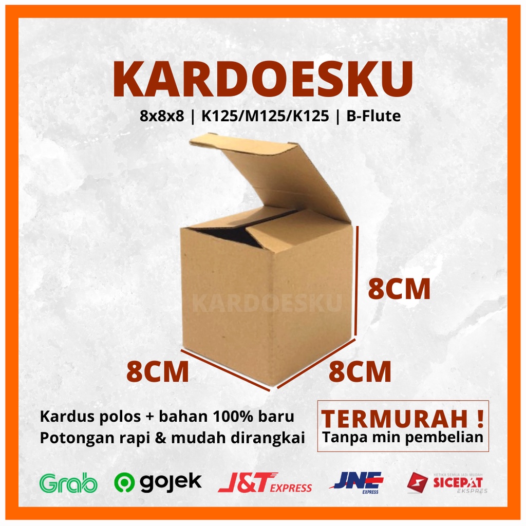 Jual Kardus Kecil 8x8x8 cm Mug Box | DIE CUT EASY USAGE | kotak mug ...