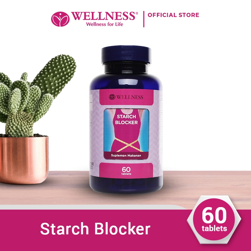 Jual Wellness Starch Blocker - 60 Tablets | Shopee Indonesia