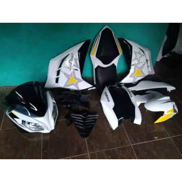 Jual Paket Fullbody Headlamp Kedok Dan Half Fairing Model Ninja Karbu