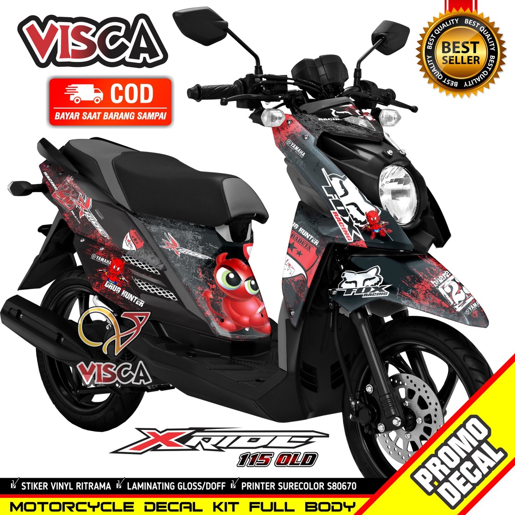 Jual Decal X Ride 115 Full Body Stiker X Ride 115 Full Body Striping X ...