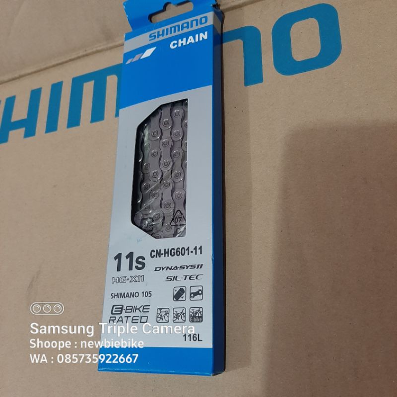 Jual Rantai Shimano 105 SLX XT 11 speed HG601 atau HG X11 original