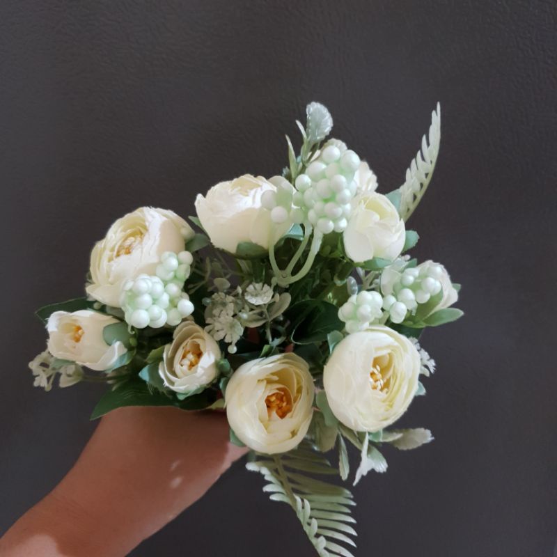 Jual BT09 bunga artificial palsu flower artifisial dekorasi simulasi