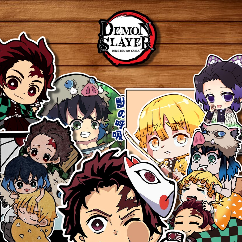 Jual Sticker Demon Slayer / Sticker pack anime waterproof | Shopee ...