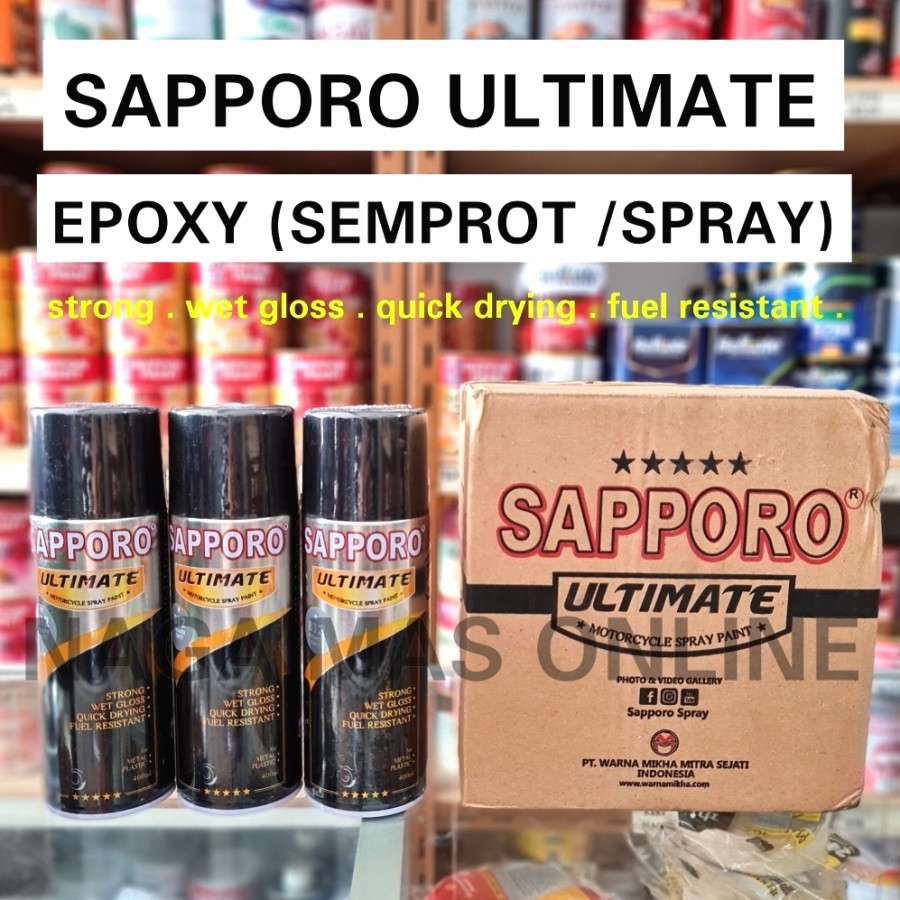 Jual EPOXY SEMPROT / EPOXY SPRAY / EPOXY AEROSOL/ EPOXY SAPPORO PRIMER