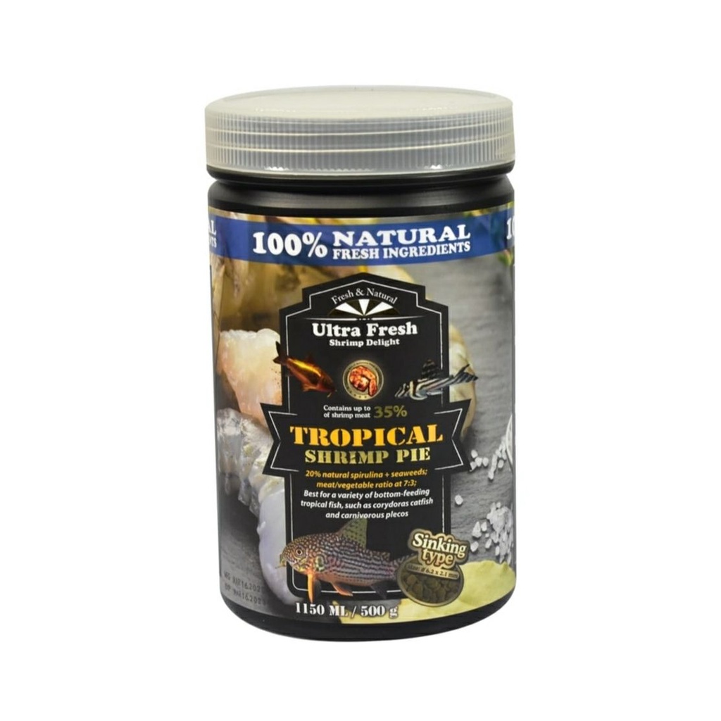 Jual Makanan Untuk Ikan Coridoras & Carnivorous Plecos Ultra Fresh Fish