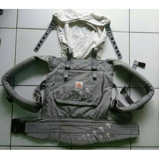 Jual Preloved Gendongan Bayi ssc Ergobaby Classic kw Grey second bekas Shopee Indonesia