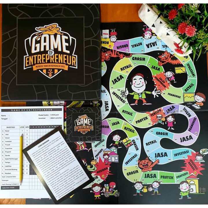 Jual Ritz Academy Game of Entrepreneur Board Game | Shopee Indonesia