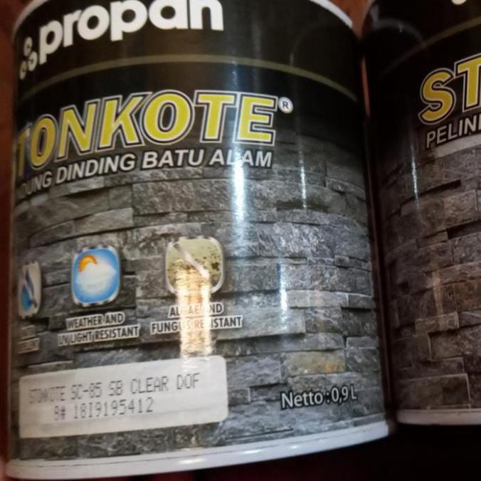 Jual PROMO] CAT PELAPIS VERNISH PERNIS BATU ALAM PROPAN STONEKOTE CLEAR