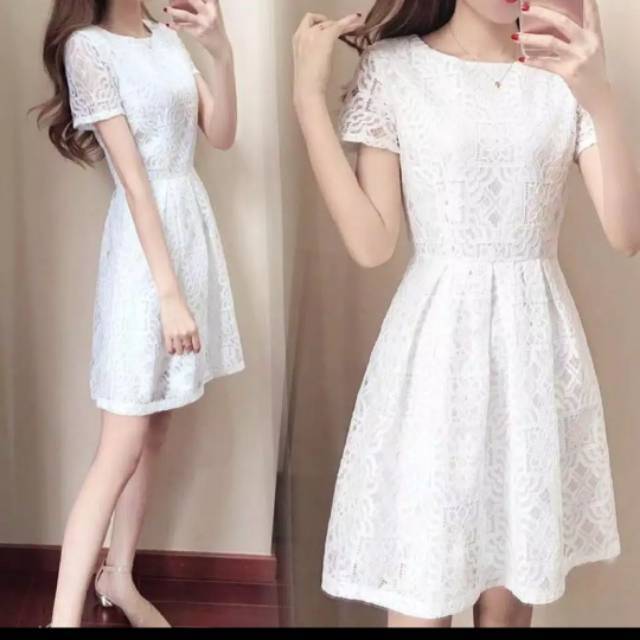 Simple brokat clearance dress