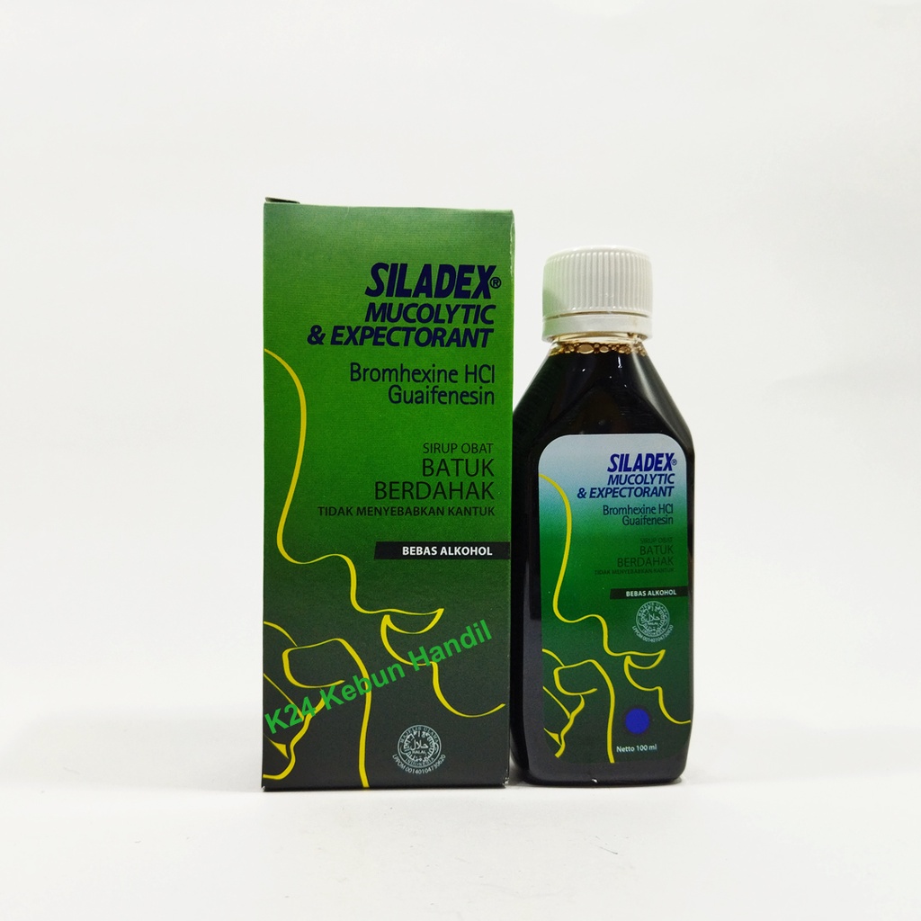 Jual Siladex Mucolytic Ekspektoran Sirup Obat Batuk Berdahak Hijau