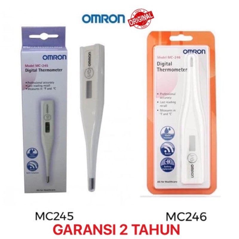 Jual ORIGINAL GARANSI OMRON Termometer MC245 / MC246 Thermometer