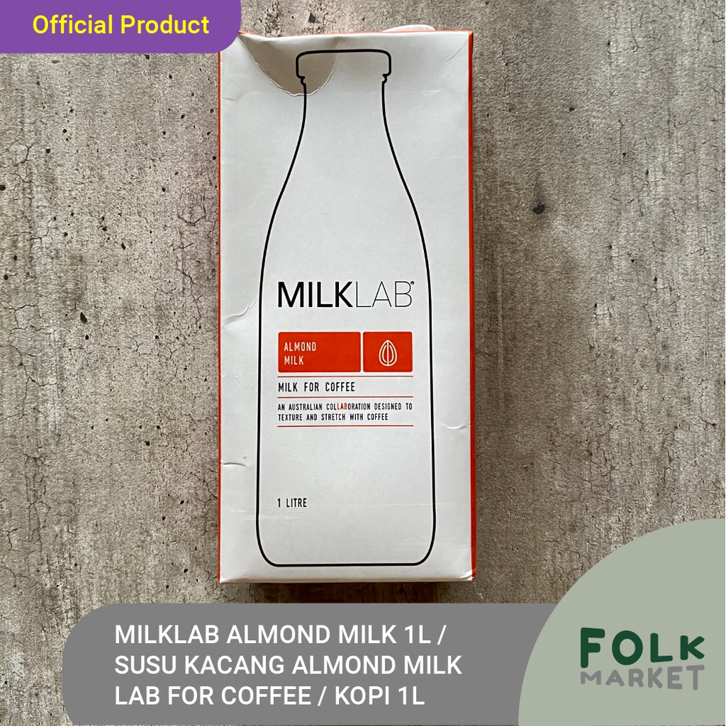 Jual Milklab Almond Milk 1l Susu Milk Lab Kacang Almond For Coffee