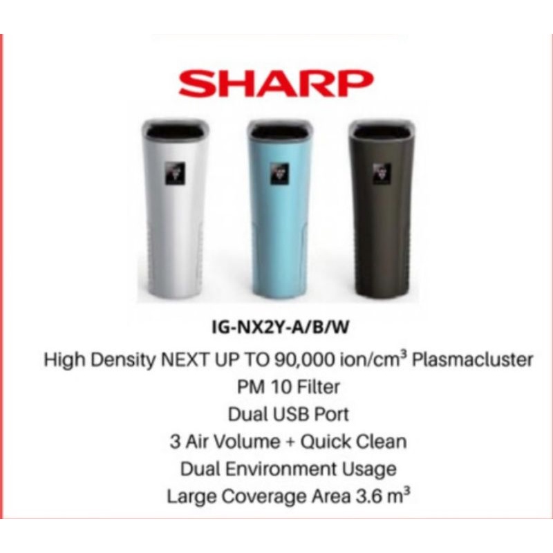 Harga air purifier online sharp untuk mobil