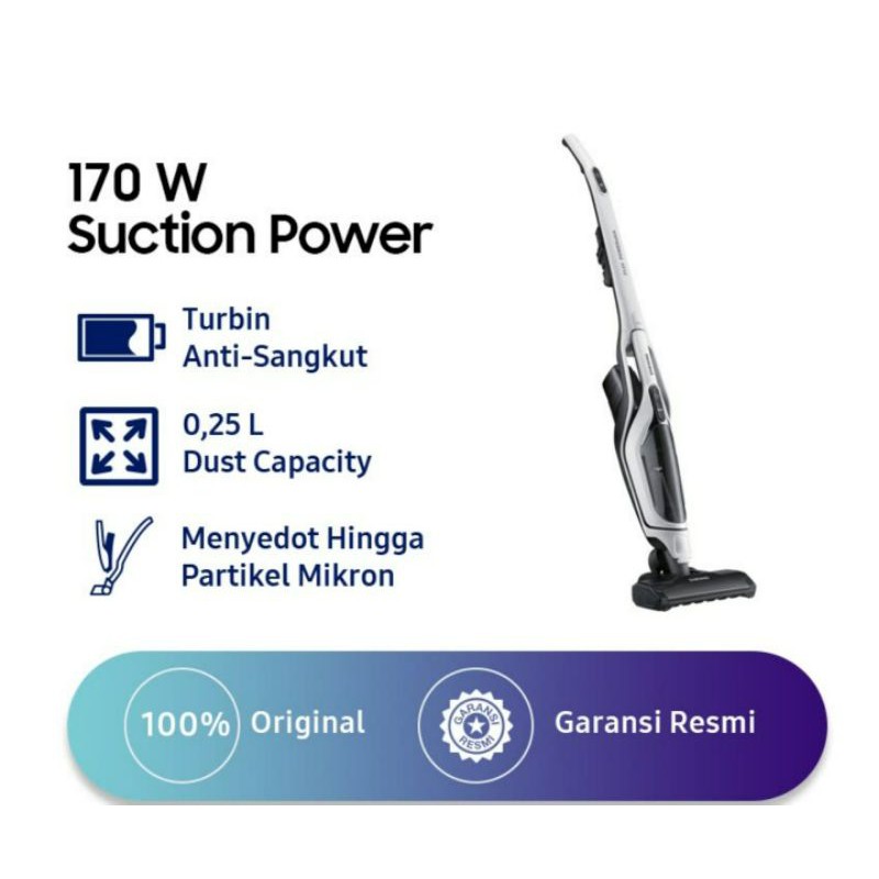 Jual SAMSUNG Powerstick Vacuum Cleaner VS60K6050KW Shopee Indonesia