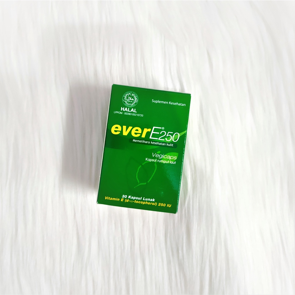 Jual Evere250 Vitamin E Botol Isi 30 Softcapsule Rumput Laut Kulit Sehat Shopee Indonesia 7292