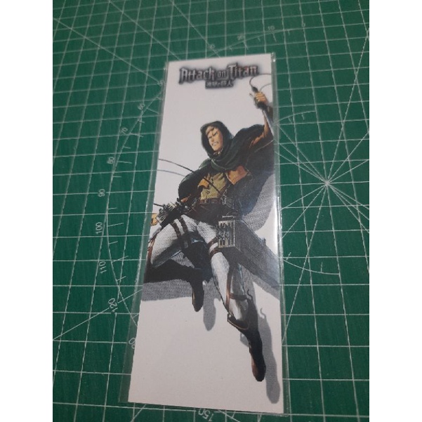 Jual Bookmark Pembatas Buku Anime Attack on Titan AOT Shingeki no ...