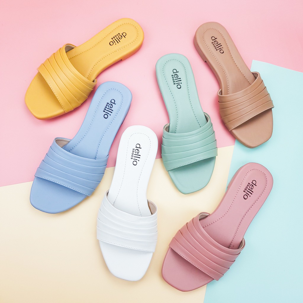 Jual Rullief - Dellio Elsa 248 Sandal Slip Premium Wanita - Sendal