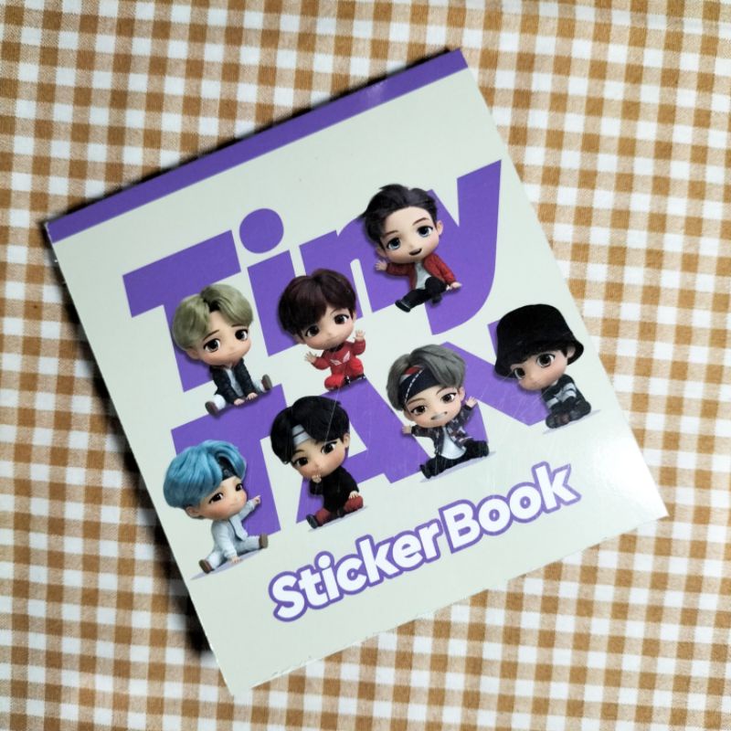 Jual Sharing Official Sticker Stiker Book Tiny Tan BTS mini figure ...