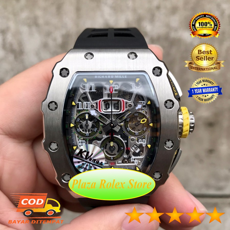 Jual Mega Sale Jam Tangan RM 011 03 Felipe Massa Titanium Swiss